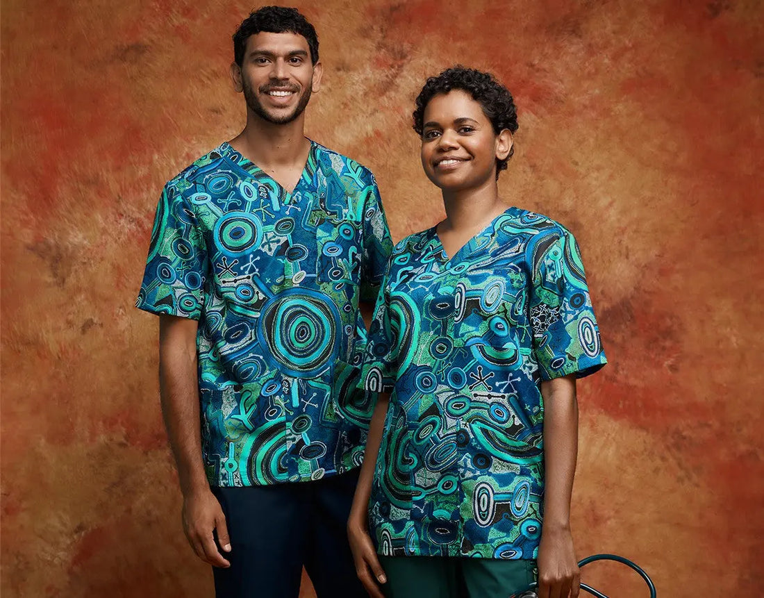Indigenous-Scrubs-Celebrating-Local-Artists Simply Scrubs Australia