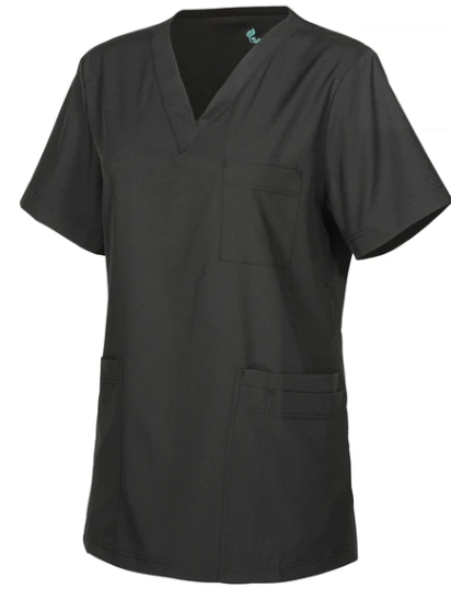 Black Healthcare Scrubs Uniforms