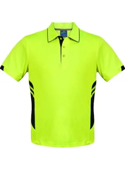Aussie Pacific Tasman Men's Work Polo Shirt 1311 - Simply Scrubs Australia Neon-Yellow-Black-5XL