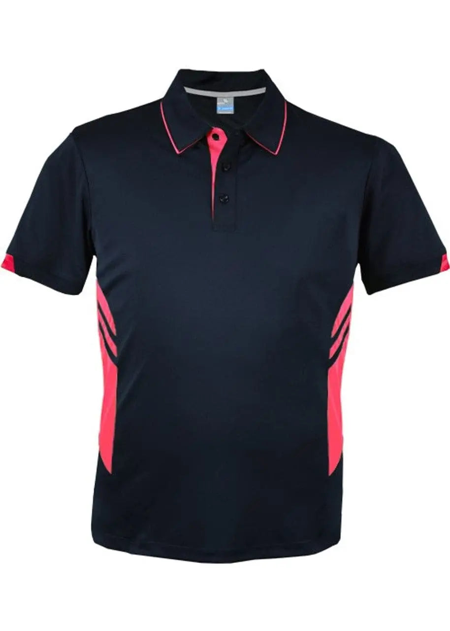 Aussie Pacific Tasman Men's Work Polo Shirt 1311 - Simply Scrubs Australia Navy-Neon-Pink-5XL