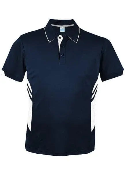 Aussie Pacific Tasman Men's Work Polo Shirt 1311 - Simply Scrubs Australia Navy-White-5XL