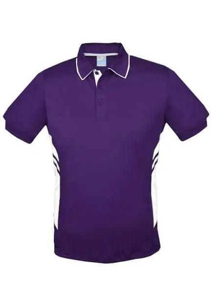 Aussie Pacific Tasman Men's Work Polo Shirt 1311 - Simply Scrubs Australia Purple-White-5XL