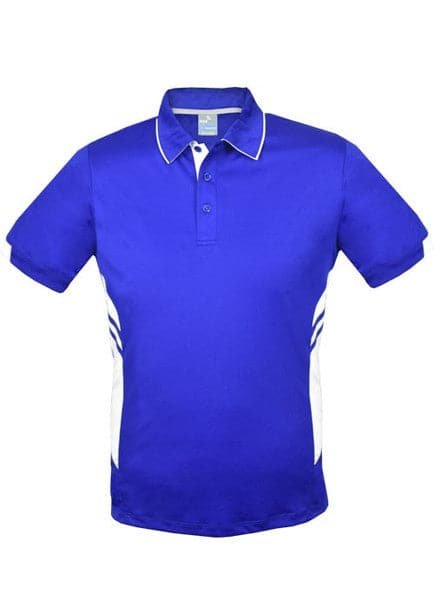 Aussie Pacific Tasman Men's Work Polo Shirt 1311 - Simply Scrubs Australia Royal-White-5XL