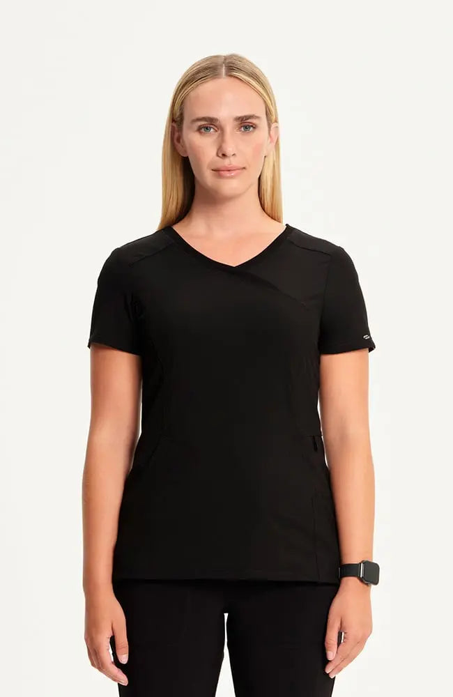 Cherokee Infinity Women's Mock Wrap Scrub Top 2625A Simply Scrubs Australia