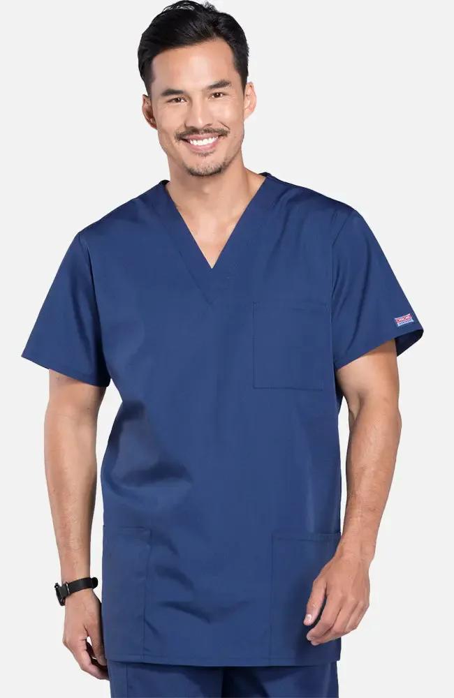Cherokee Original Unisex V-Neck 3 Pocket Scrub Top 4876
