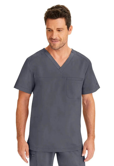 Healing Hands Purple Label Justin Men's Scrub Top 2330