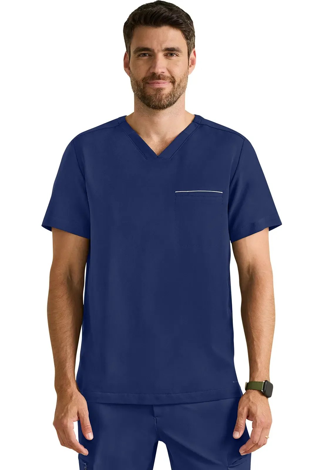 Healing Hands Purple Label Spencer Men's Scrub Top 2381