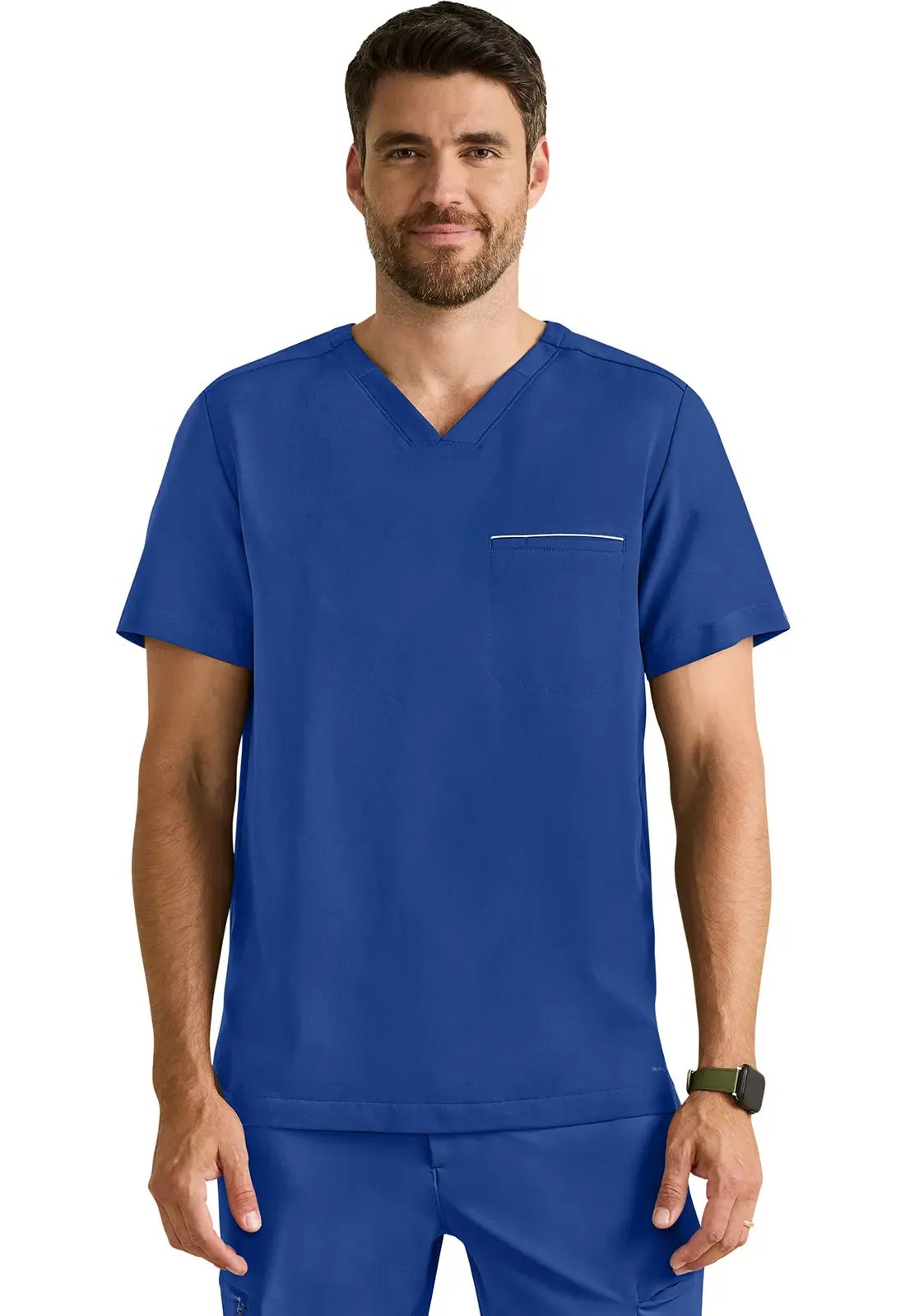 Healing Hands Purple Label Spencer Men's Scrub Top 2381