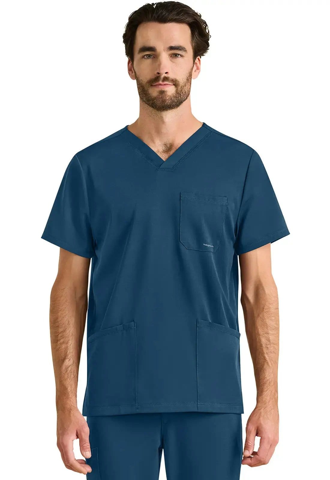 Healing Hands Purple Label Mathew Men's Scrub Top 2590