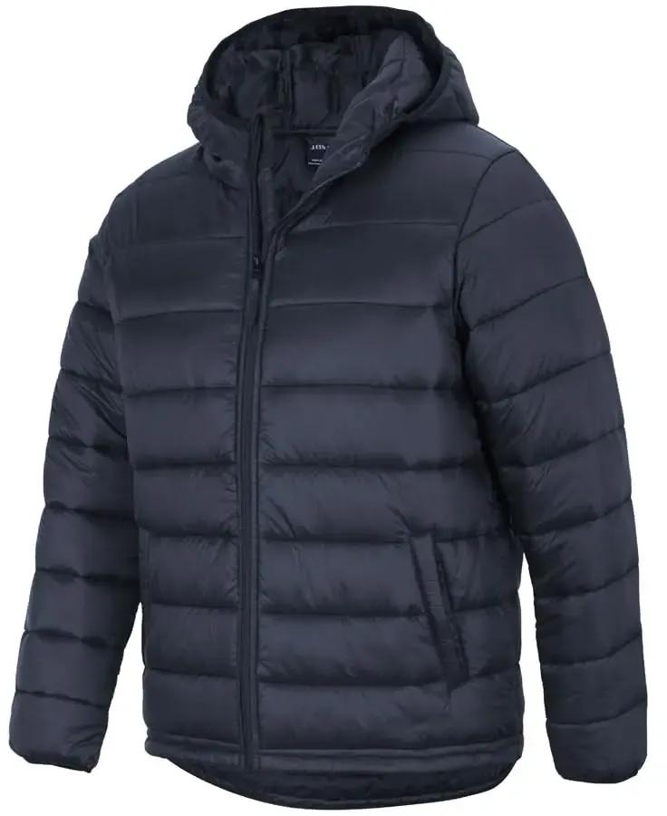 Jb's Urban Puffer Hooded Jacket 3AHU in Navy