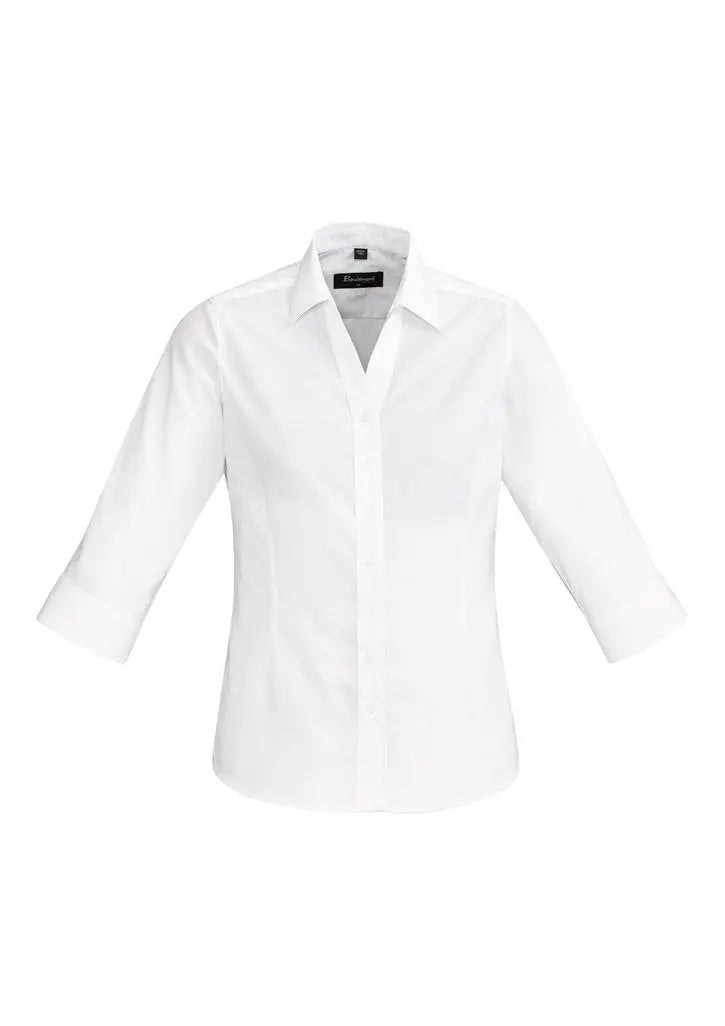Biz Corporates Hudson Womens 3/4 Sleeve Shirt 40311 - Flash Uniforms