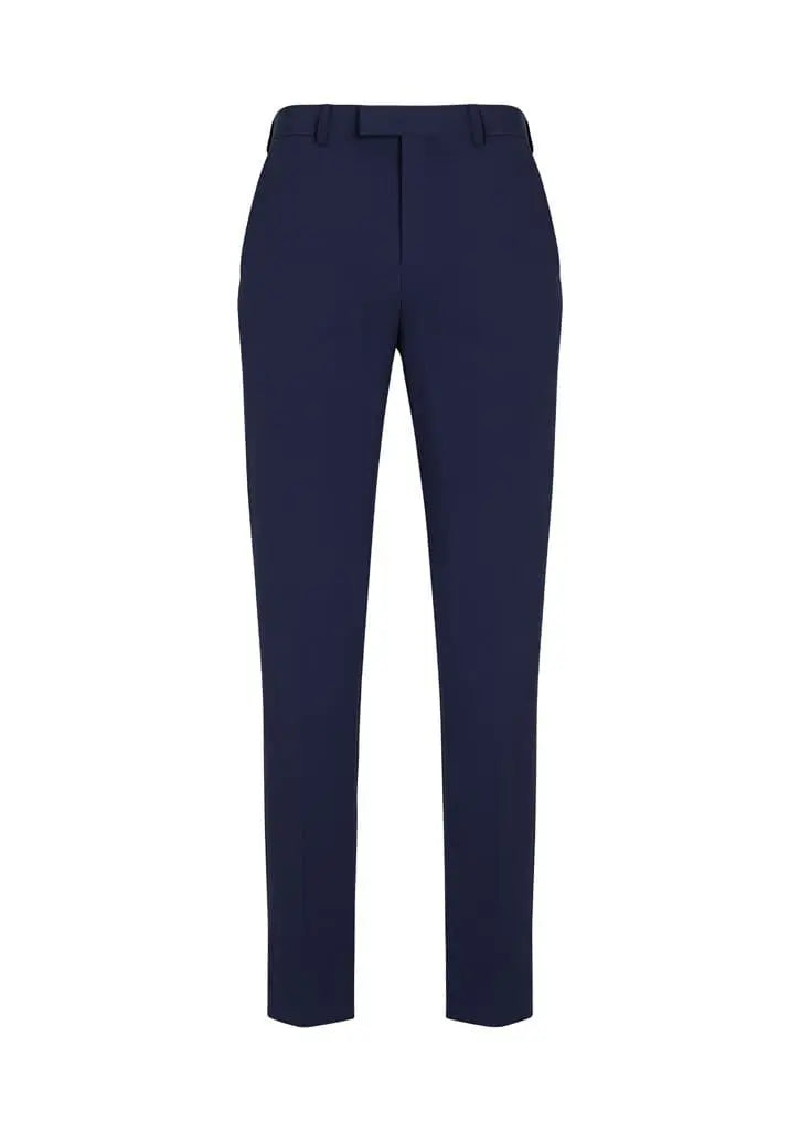 Biz Corporates Mens Slim Fit Flat Front Pant 70716R - Flash Uniforms
