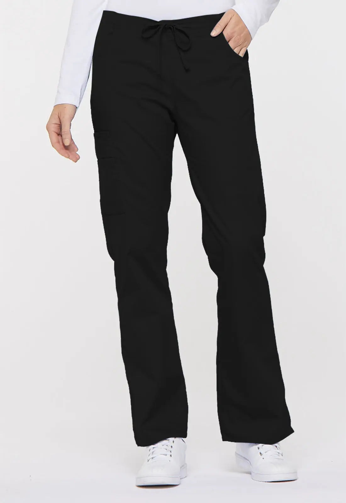 Dickies EDS Signature Women's Flare Mid Rise Cargo Scrub Pant 86206 Simply Scrubs Australia