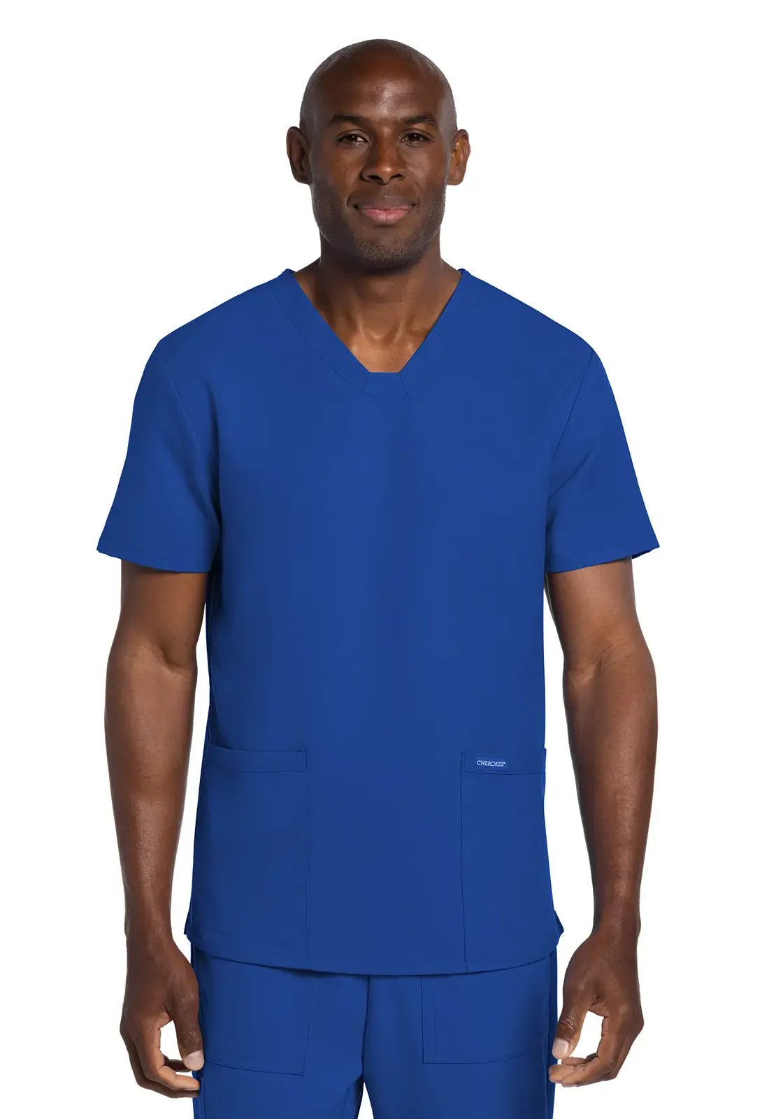 Cherokee Ultra Men's Elevation 2 Pocket Scrub Top CK784A