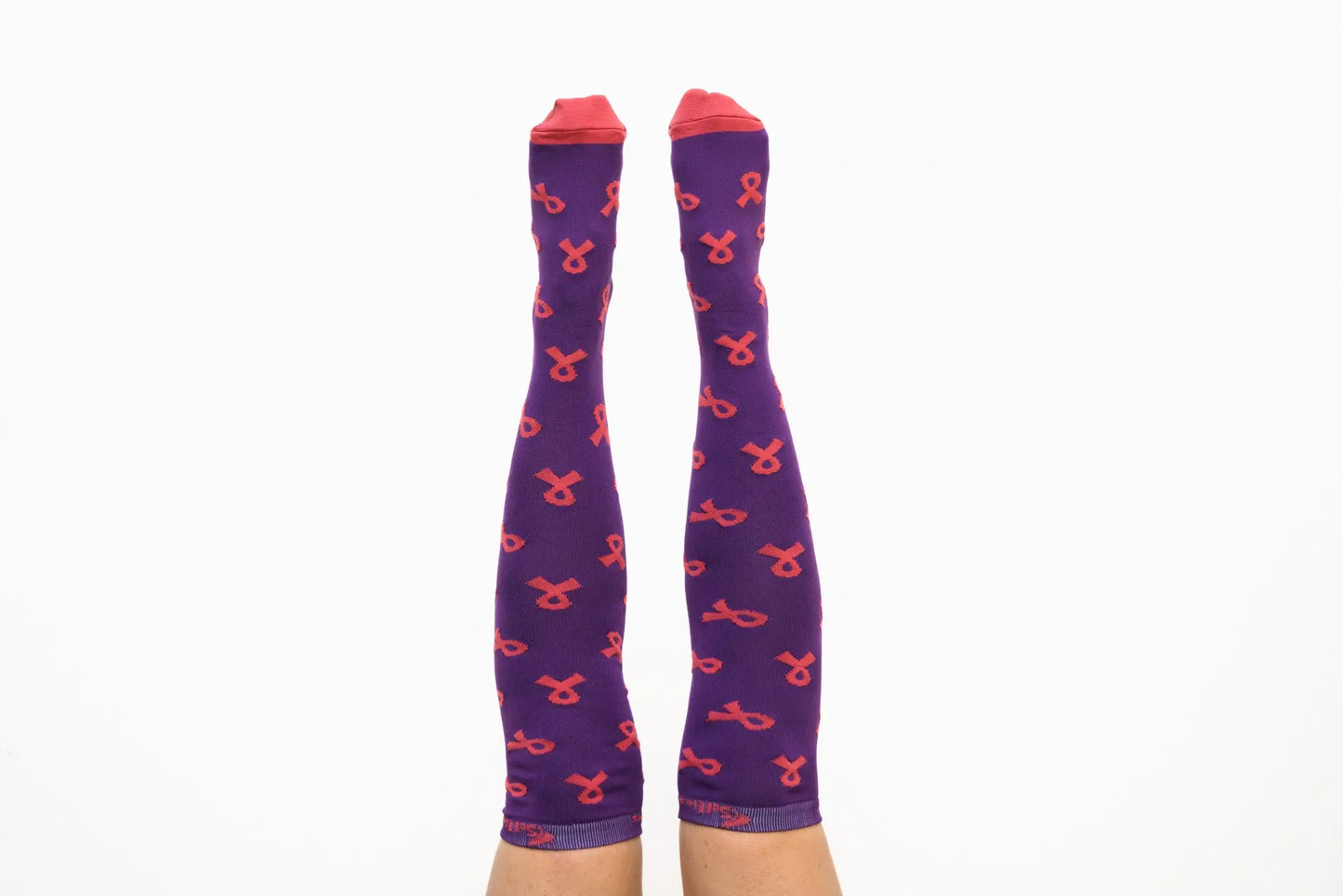 Softies Women's Fashion Pink Breast Cancer Ribbon Nursing Socks PBCS01 Simply Scrubs Australia