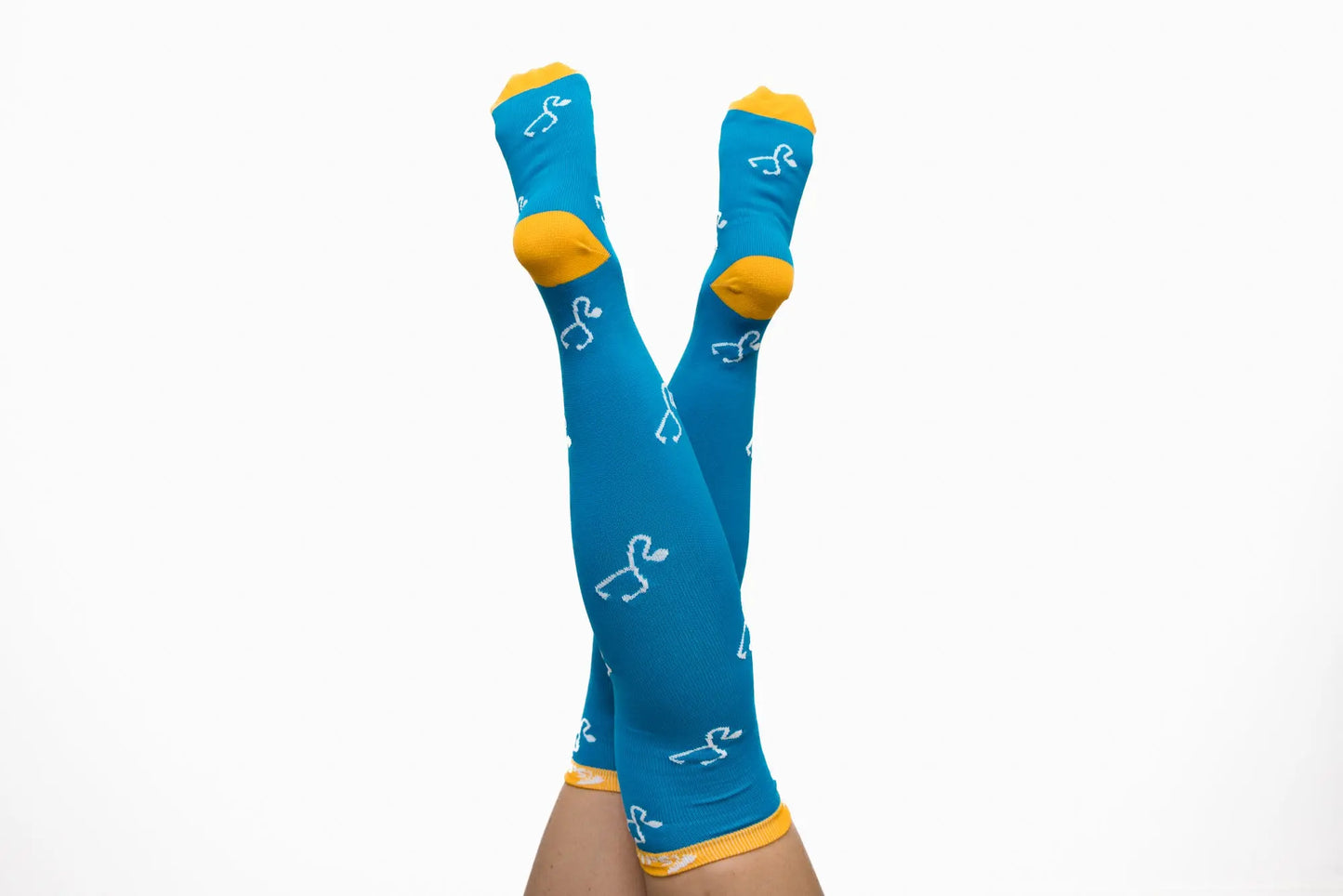 Softies Women's Fashion Stethoscopes Nursing Socks STETS01 Green - Simply Scrubs Australia