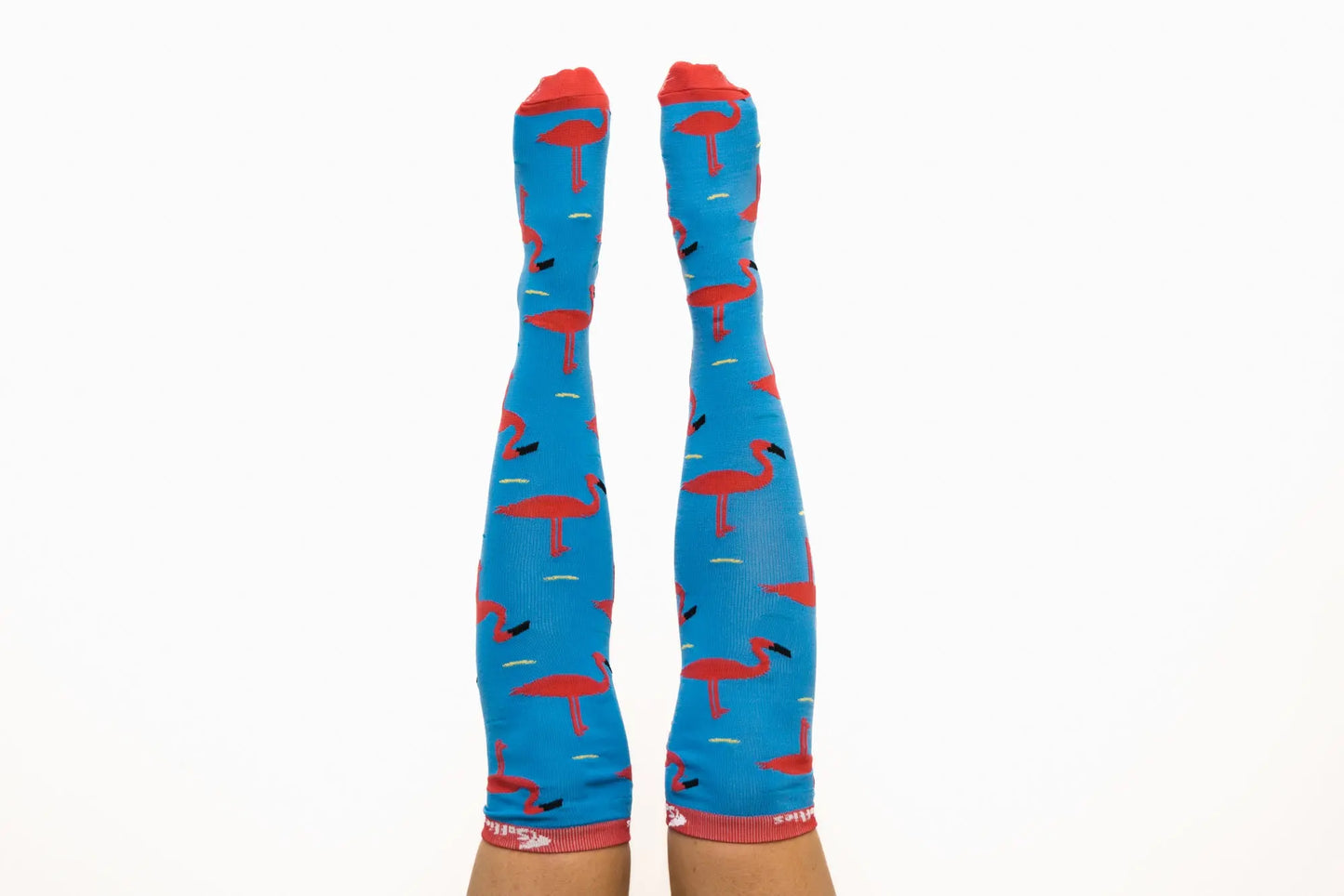 Softies Women's Fashion Flamingoes Nursing Socks FLAMS01 Simply Scrubs Australia