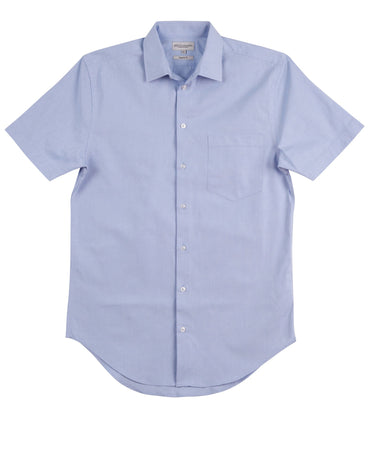 Men's CVC Oxford Short Sleeve Shirt M7040S