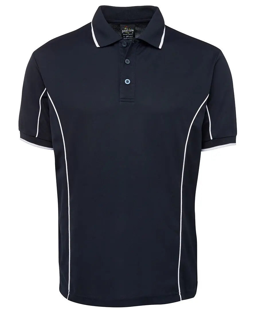 JB'S Short Sleeve Work Piping Polo 7PIP - Simply Scrubs Australia Navy-White-6-7XL