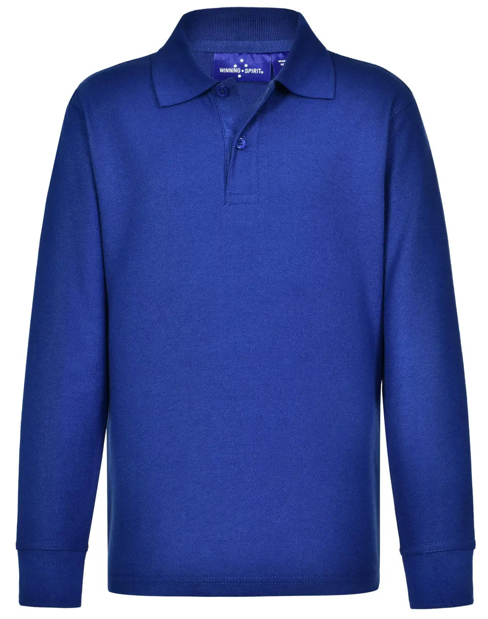 Kids Poly/Cotton Pique Long Sleeve Polo PS12K Simply Scrubs Australia
