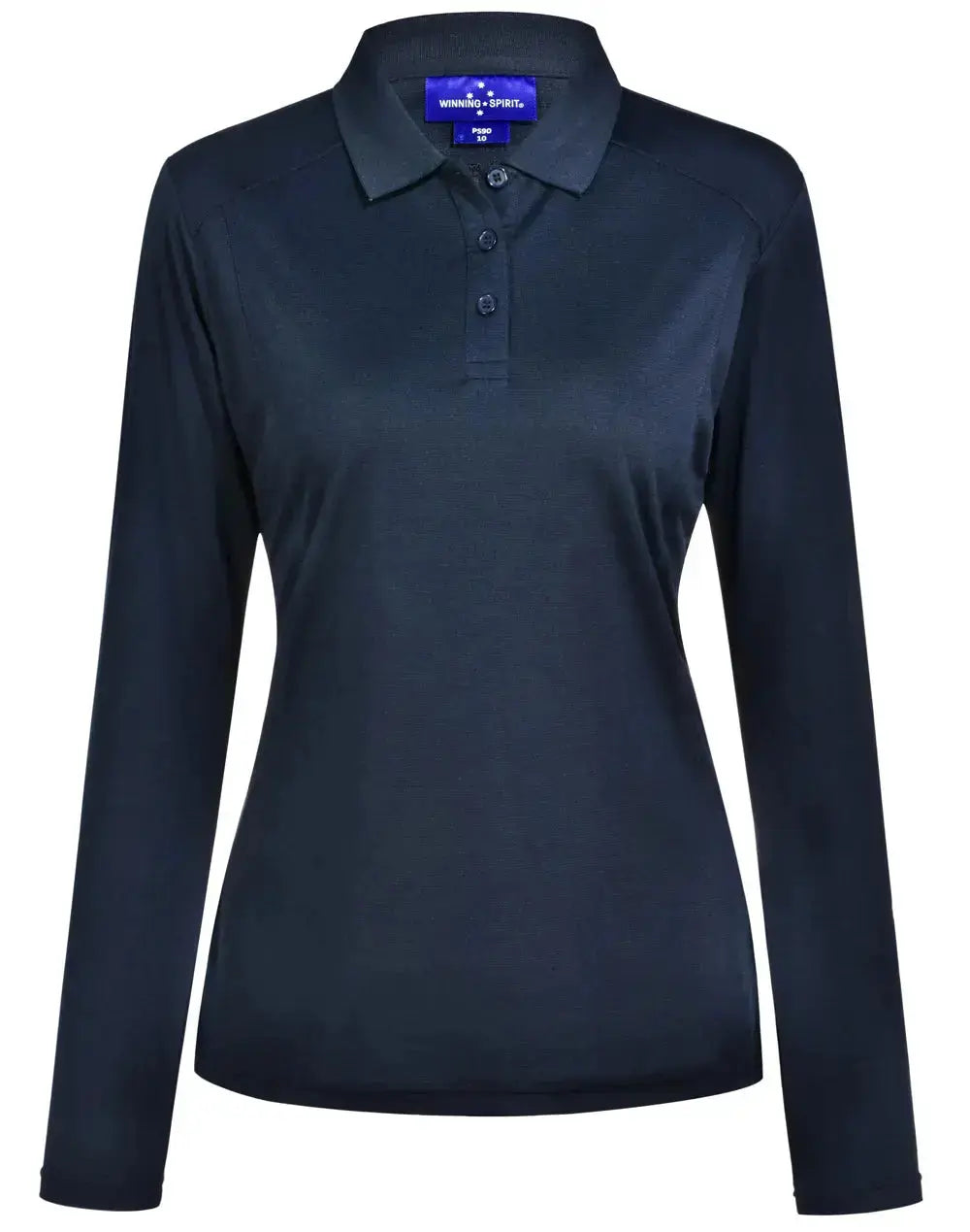 Ladies Bamboo Charcoal Eco Fabric Long Sleeve Polo PS90 - City Workwear
