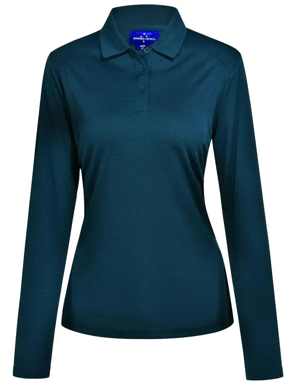 Ladies Bamboo Charcoal Eco Fabric Long Sleeve Polo PS90 - City Workwear
