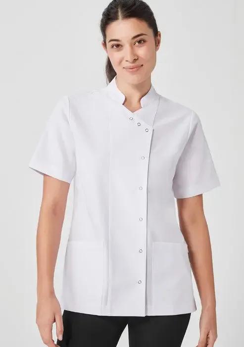 Biz Care Women's Essence Pharmacy Dentist Tunic Jacket CPT451LS in White