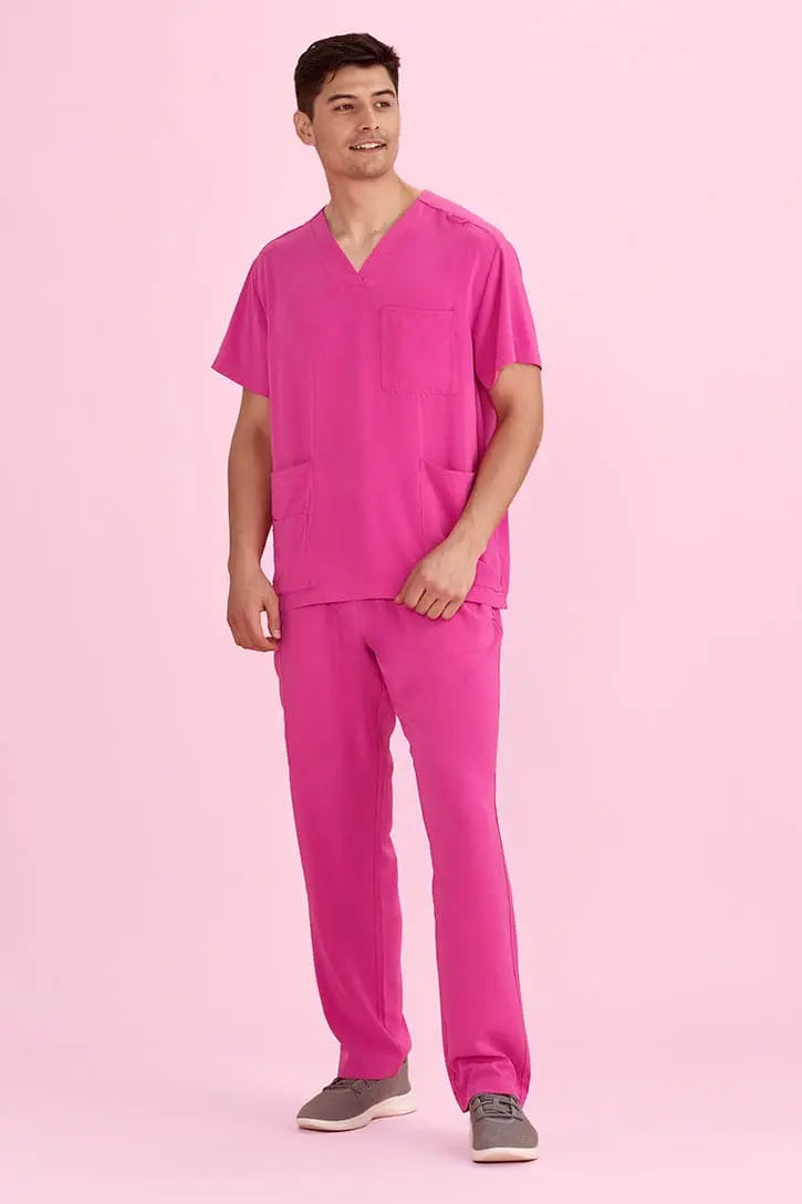 Biz Care Unisex Pink Scrub Pants CSP102UL Simply Scrubs Australia