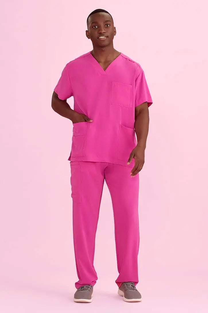 Biz Care Unisex Pink Scrub Pants CSP102UL Simply Scrubs Australia