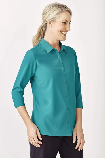BizCare Women's Easy Stretch 3/4 Sleeve Shirt CS951LT