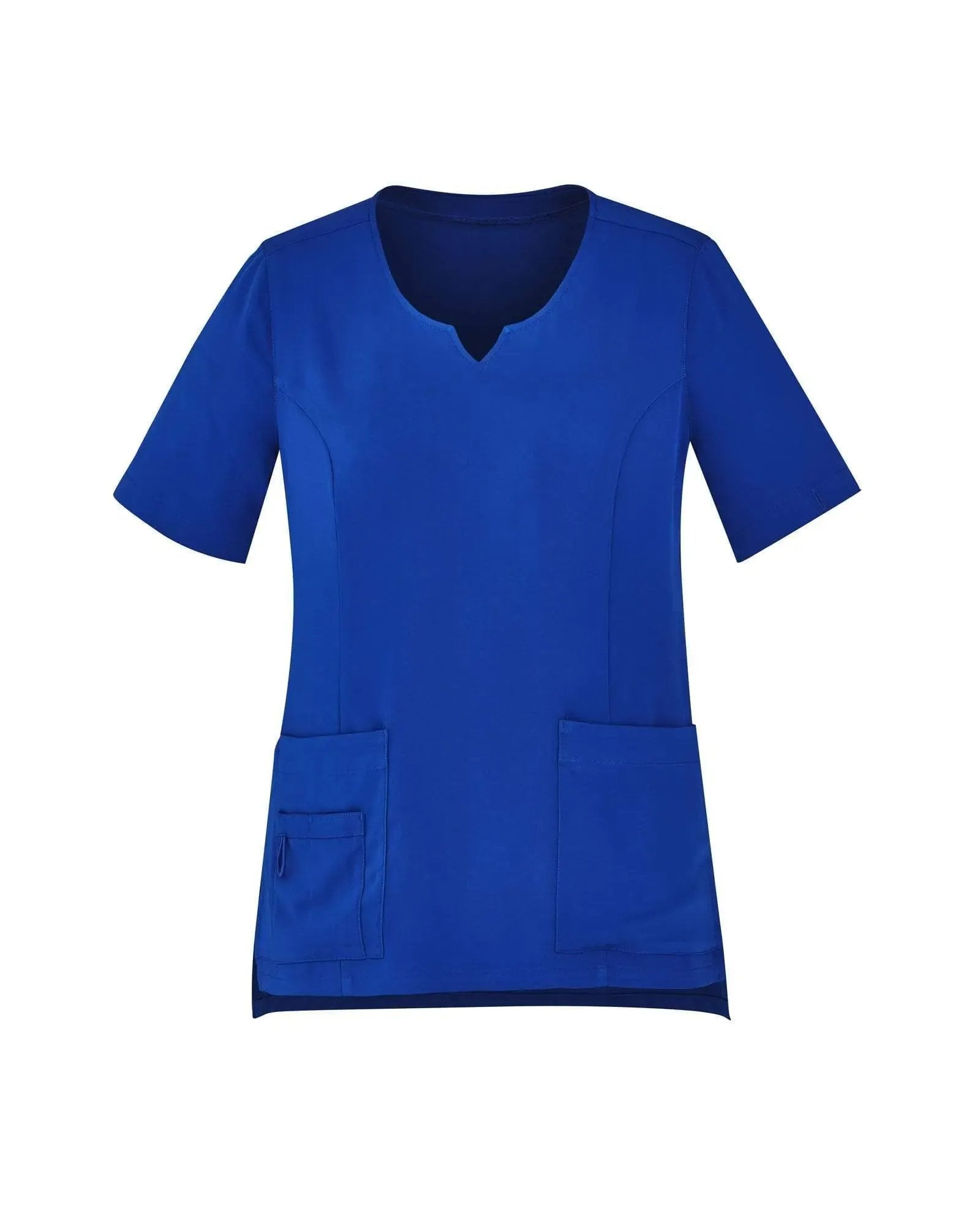 BizCare Women's Avery Tailored Fit Round Neck Scrub Top CST942LS