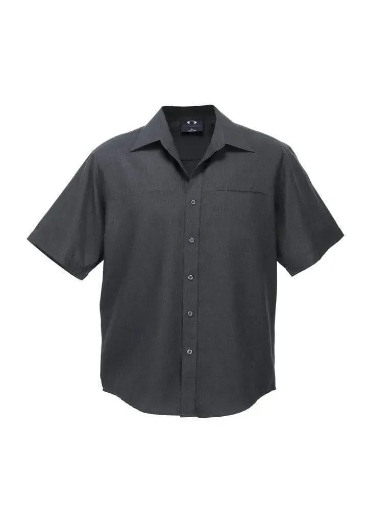 Biz Collection Men’s Plain Oasis Short Sleeve Shirt Sh3603