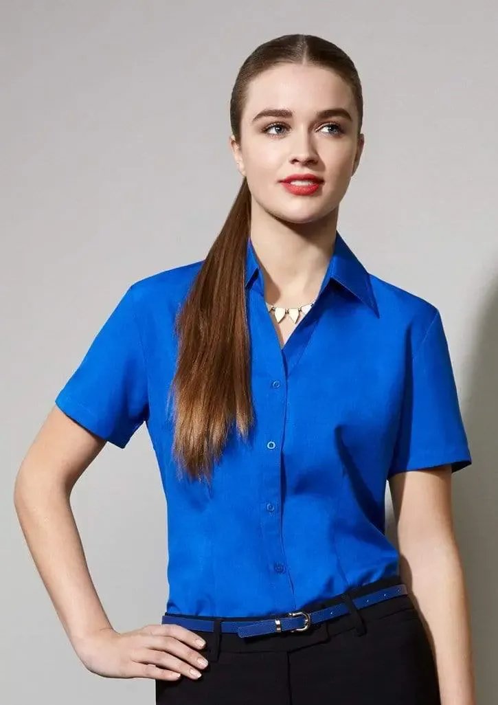 Biz Collection Women’s Plain Oasis Short Sleeve Shirt LB3601