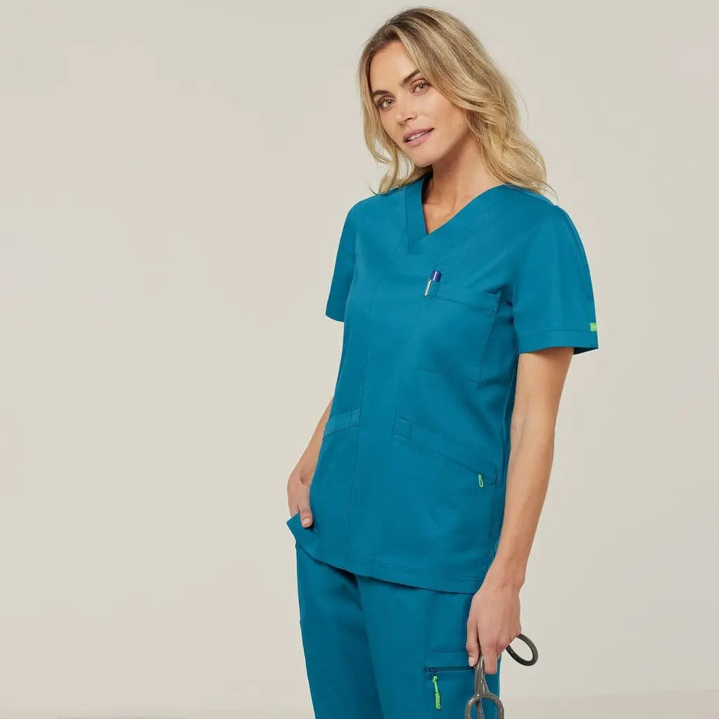Carl Unisex V-Neck Scrub Top CATRFVÂ Simply Scrubs Australia