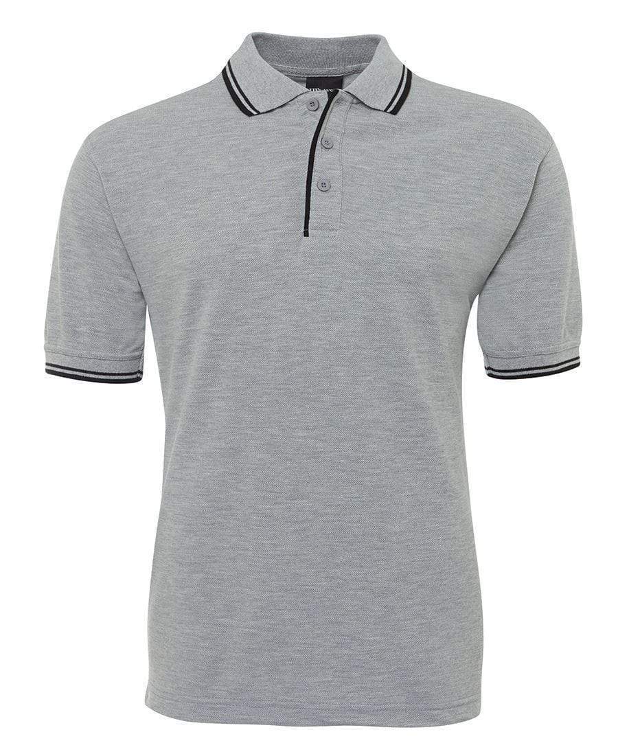 Jb's Wear Contrast Polo 2CP - Simply Scrubs Australia 13-Marle-Black-5XL