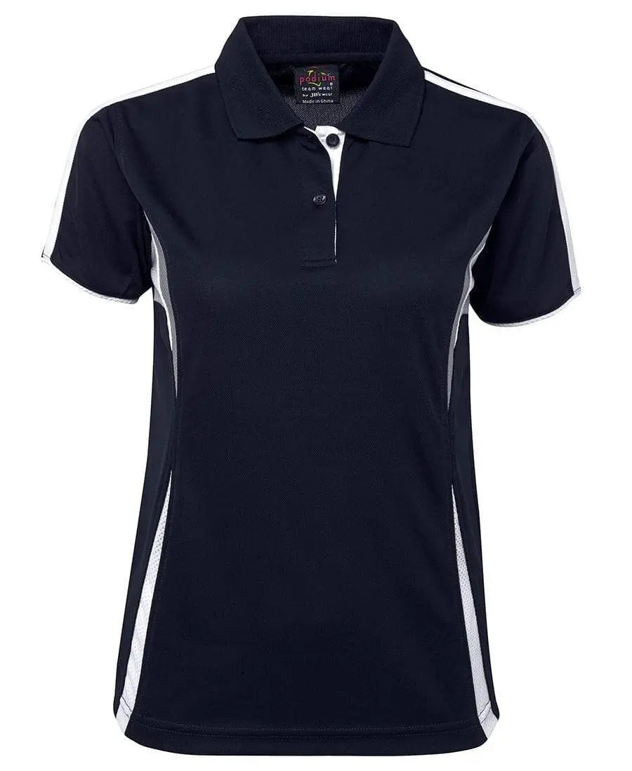 JB'S Women’s Cool Polo 7COP1 - Simply Scrubs Australia Navy-White-Grey-24