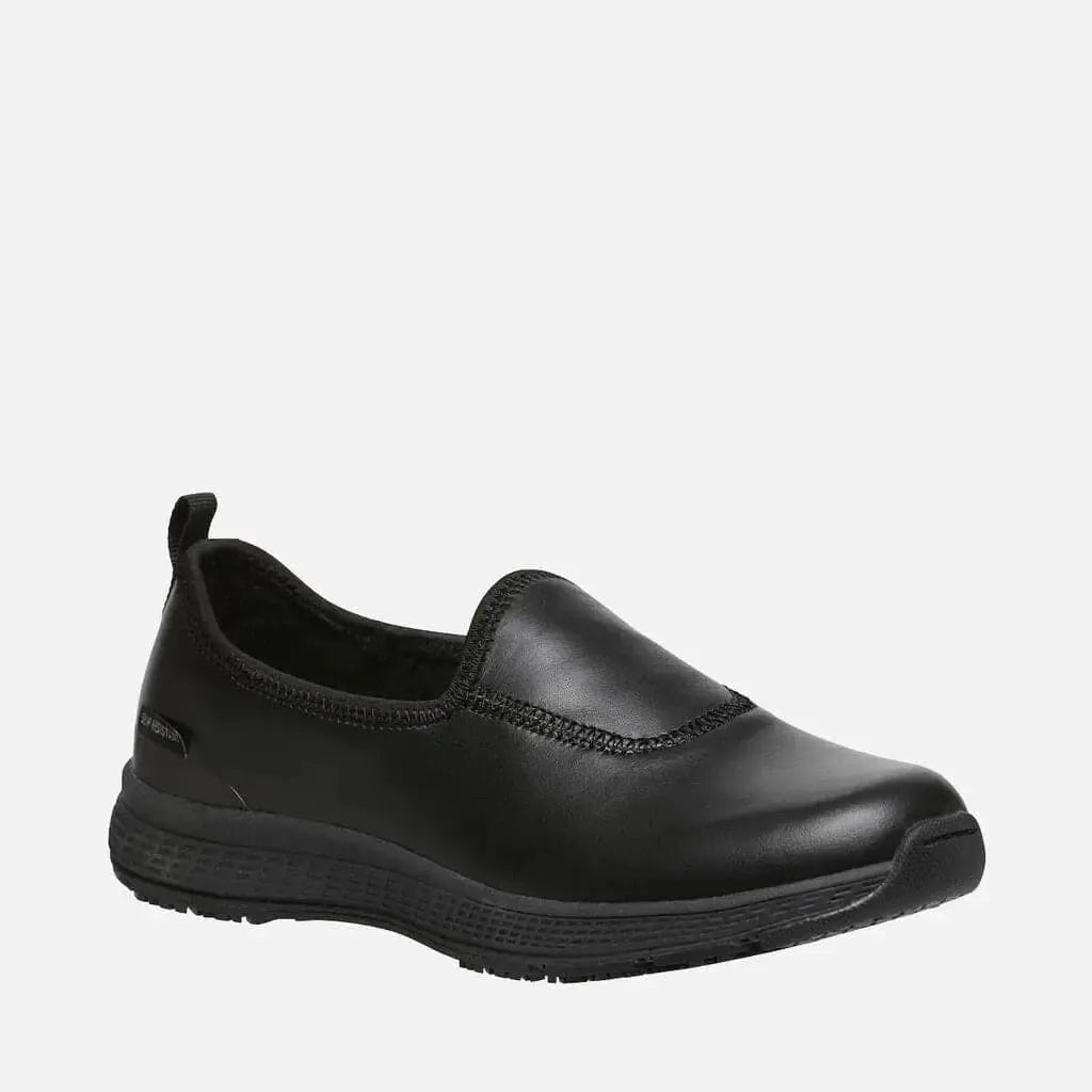 KingGee Women's Leather Slip-On Slip Resistant Shoes K22340