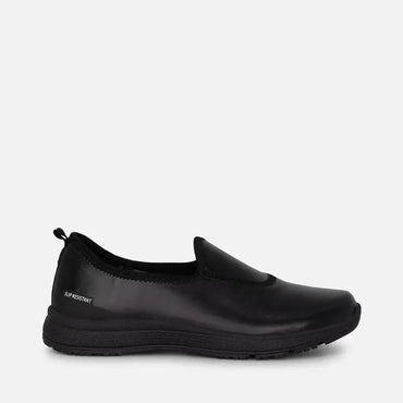 KingGee Women's Leather Slip-On Slip Resistant Shoes K22340