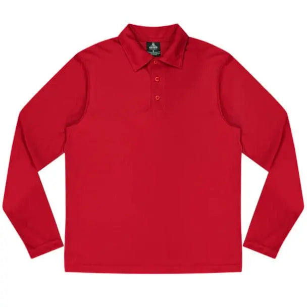 Aussie Pacific Botany Kids Long Sleeve Polo Shirt 3316 Simply Scrubs Australia