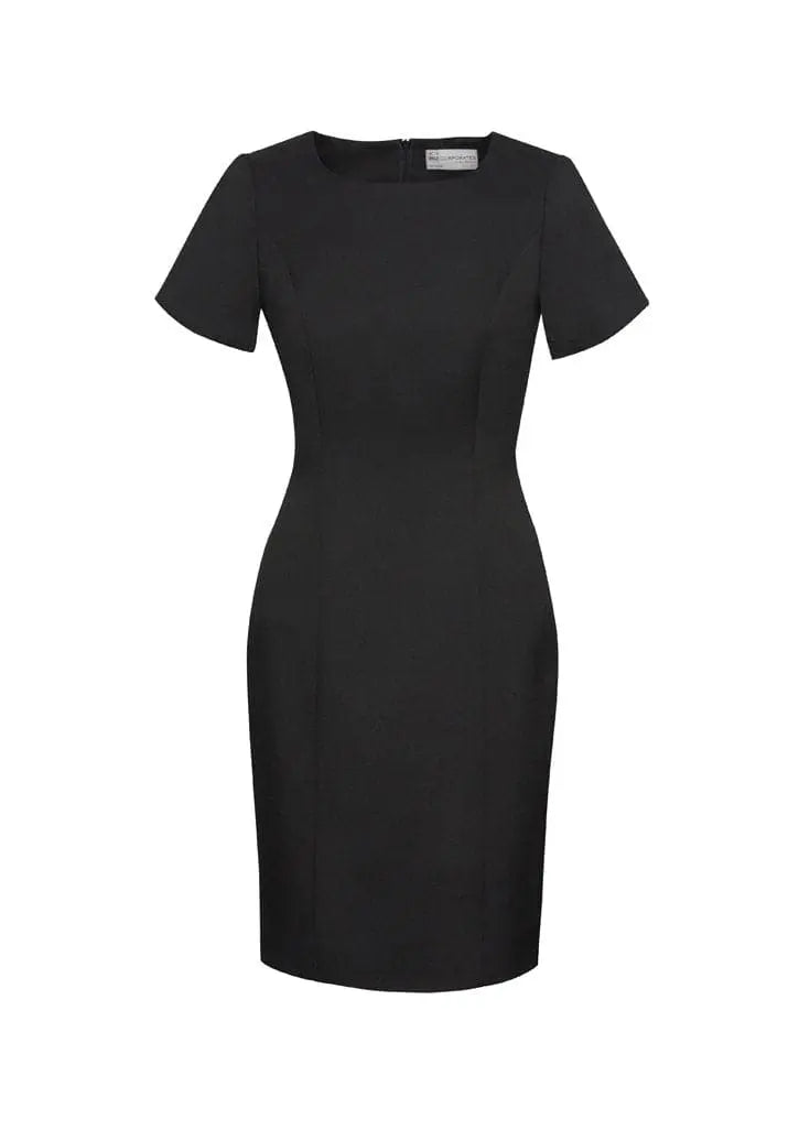 Biz Corporates Women's Short Sleeve Shift Dress 30112 - Simply Scrubs Australia