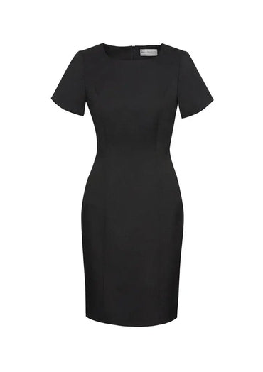 Biz Corporates Women's Short Sleeve Shift Work Dress 30112