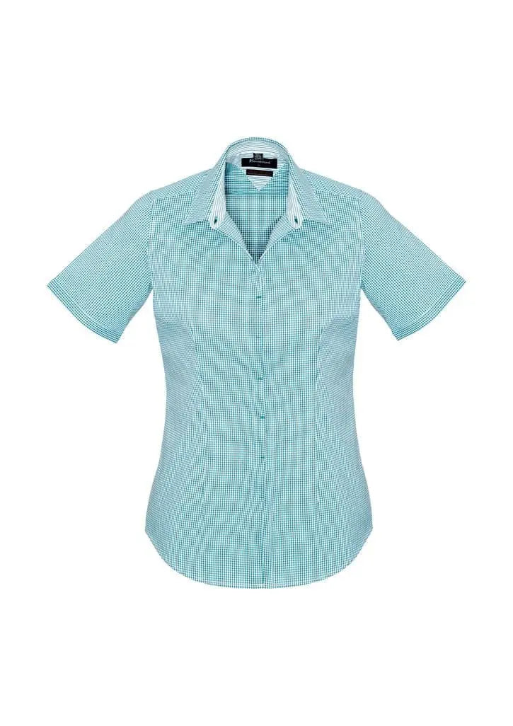 Biz Corporates Newport Womens Short Sleeve Shirt 42512 - Simply Scrubs Australia