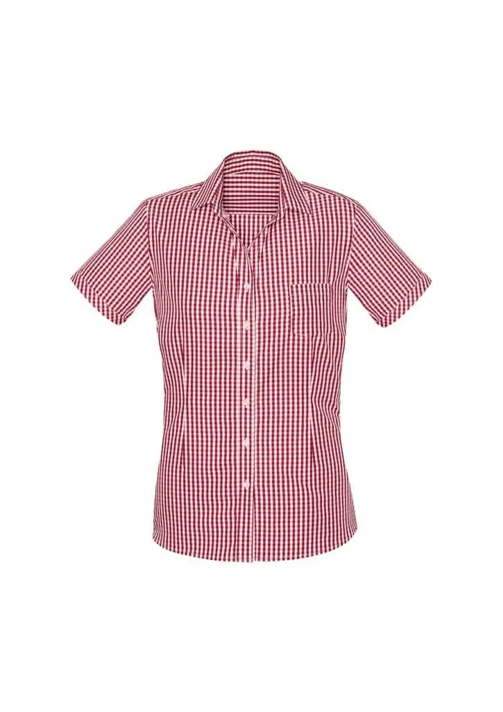 Biz Corporates Springfield Womens Short Sleeve Shirt 43412 - Simply Scrubs Australia