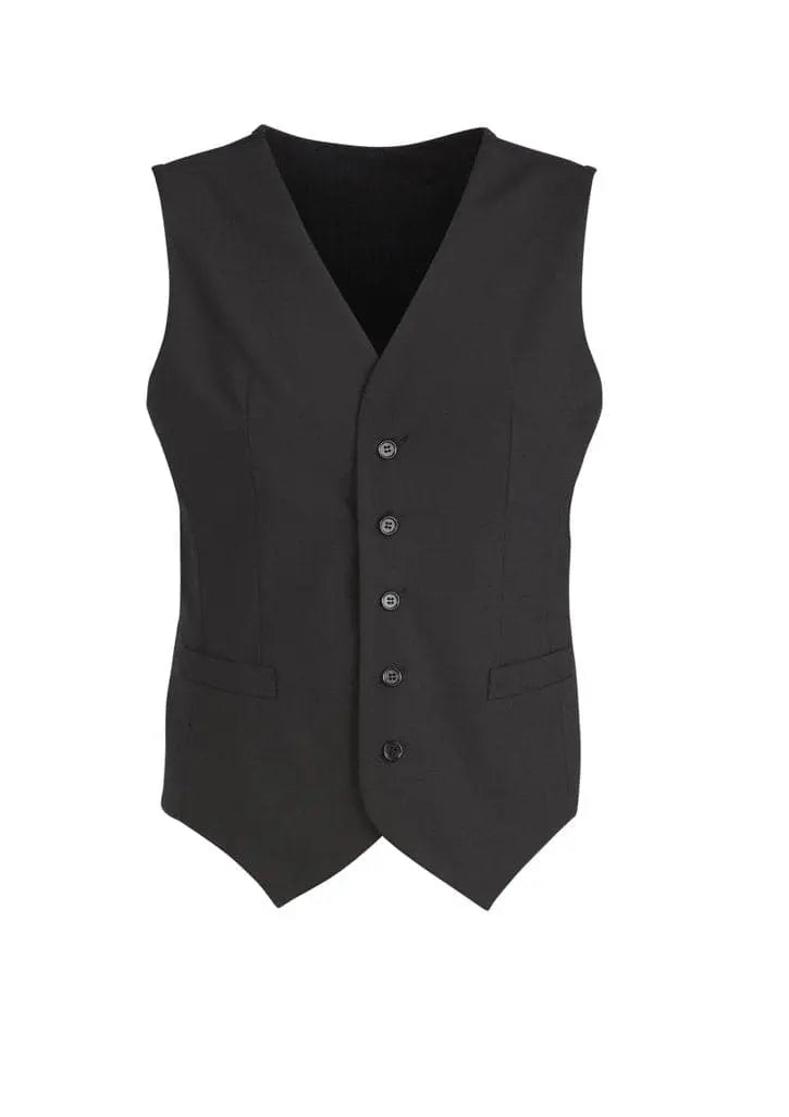 Biz Corporates Mens Peaked Vest with Knitted Back 94011 - Simply Scrubs Australia