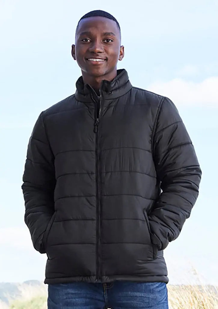 Biz Collection Men’s Alpine Puffer Jacket J212M - Simply Scrubs Australia