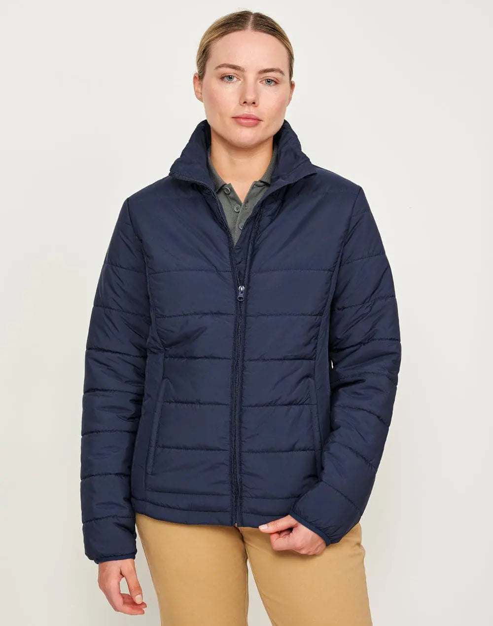 Winning Spirit Ladie's Sustainable Insulated Puffer Jacke JK60 - Simply Scrubs Australia