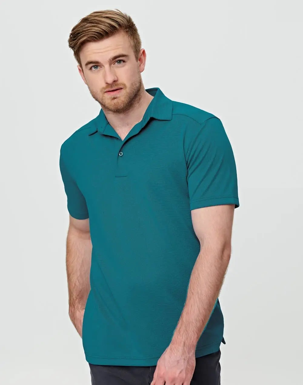 Mens Bamboo Charcoal Corporate Short Sleeve Polo PS87 - Simply Scrubs Australia