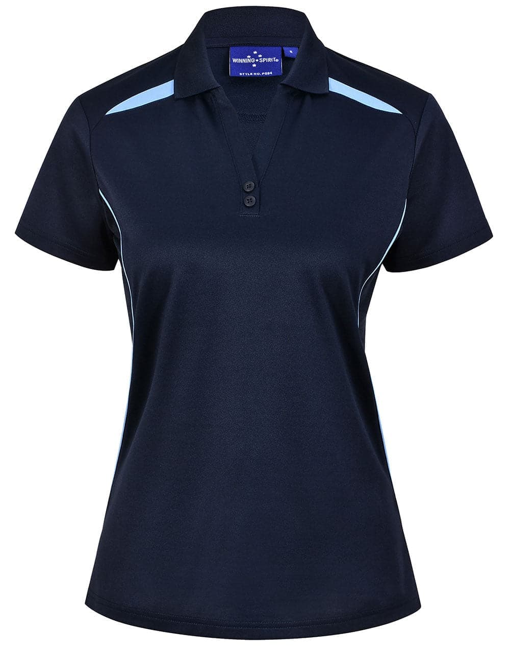 Women's Sustainable Poly/Cotton Contrast Polo Shirt PS94 - Simply Scrubs Australia