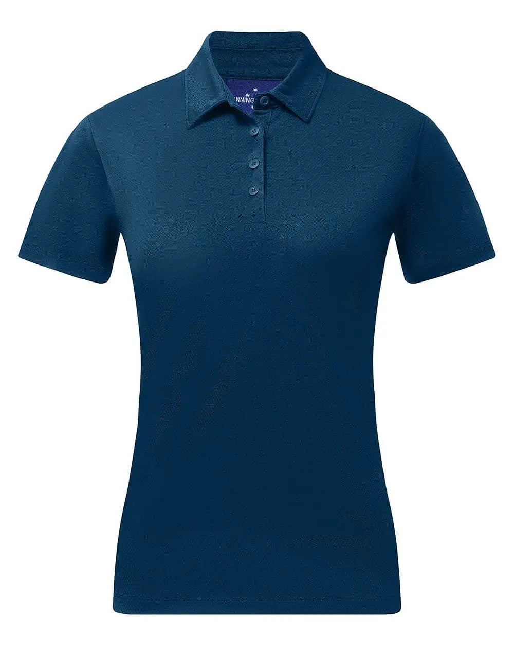 Women's Sustainable Jacquard Knit Polo Shirt PS96 Cloud- Simply Scrubs Australia