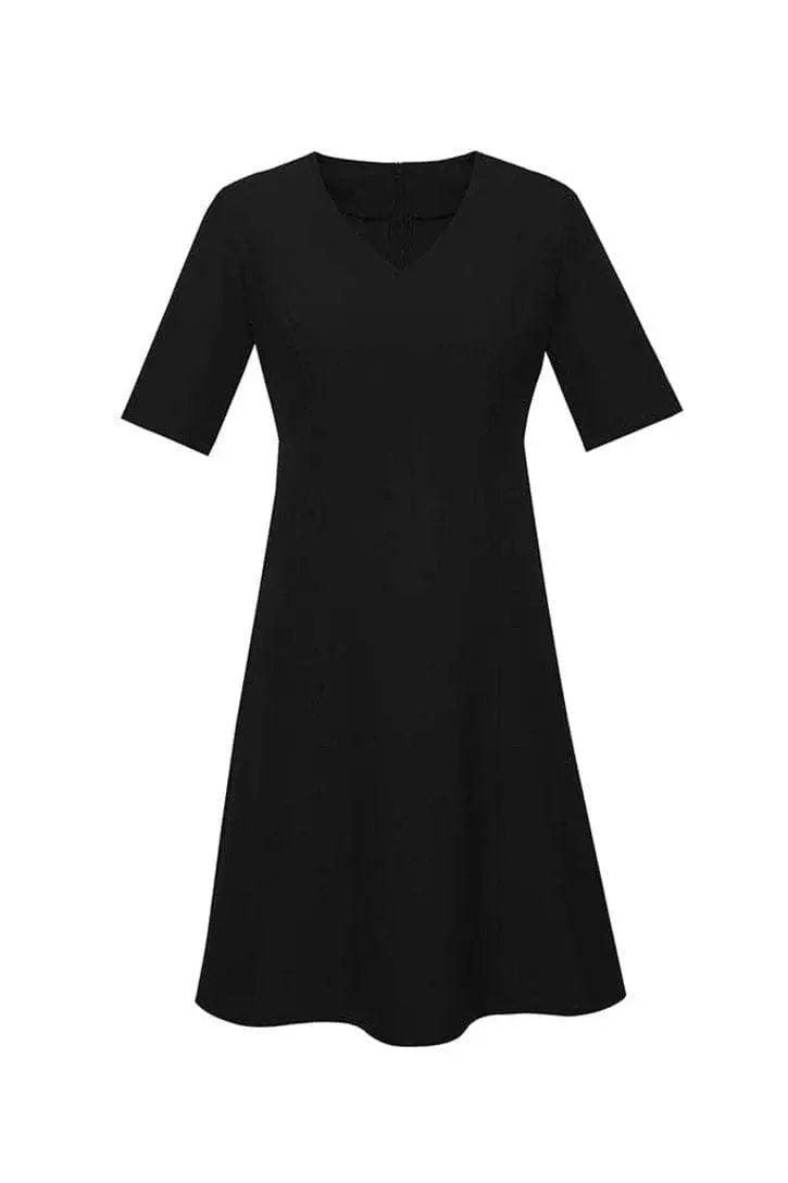 Biz Corporates Womens Extended Short Sleeve Dress RD974L - Simply Scrubs Australia